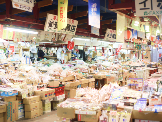 アウガ新鮮市場の商店の画像